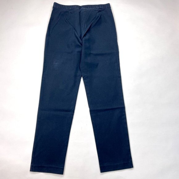 J Jill Ponte Slim Pants Women 10 Tall Elastic waist Stretch Flat Front Pull on - Picture 3 of 8